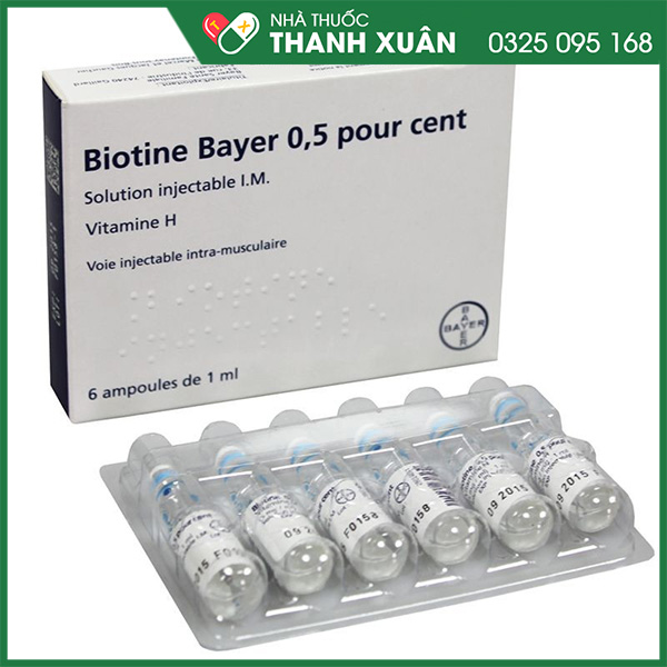 Biotine Bayer 0.5 bổ sung Biotin